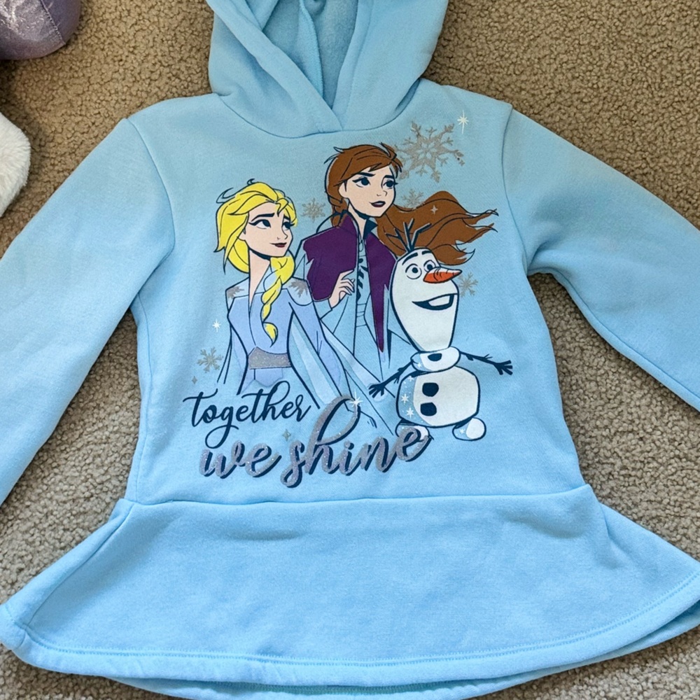 ❄️ Disney Frozen “Together We Shine” Hoodie (5T) ❄️ - Picture 2 of 5
